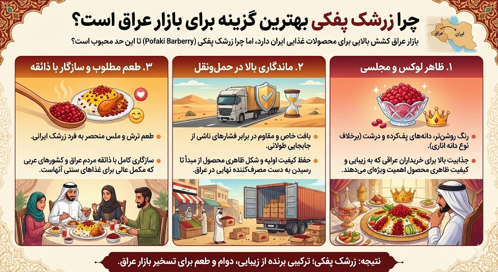 صادرات زرشک به عراق