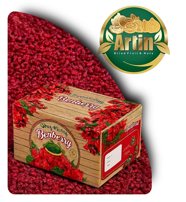 بسته بندی اصولی و با کیفیت زرشک برای صادرات در مجموعه آرتین